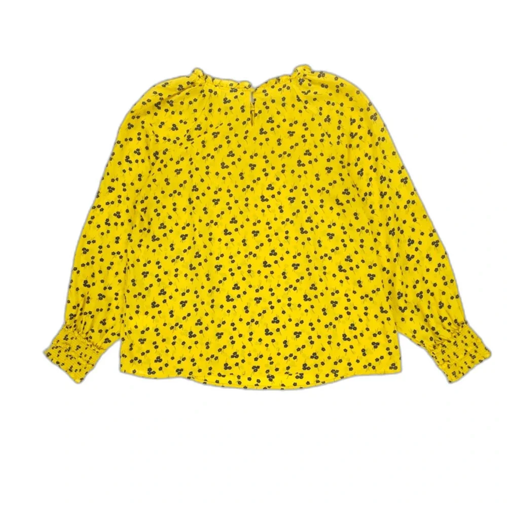 BODEN Sadie Silk Top Puff Sleeve Cottagecore Soft Girl Boho French Girl Preppy